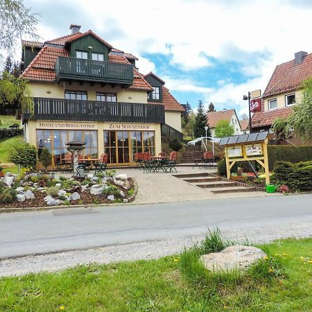 Hotel Und Berggasthof Zum Sonnenhof 소르지 외부 사진